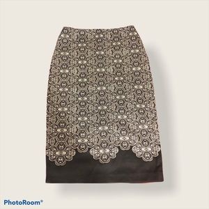 New York & Company black/white Pencil Skirt size 0